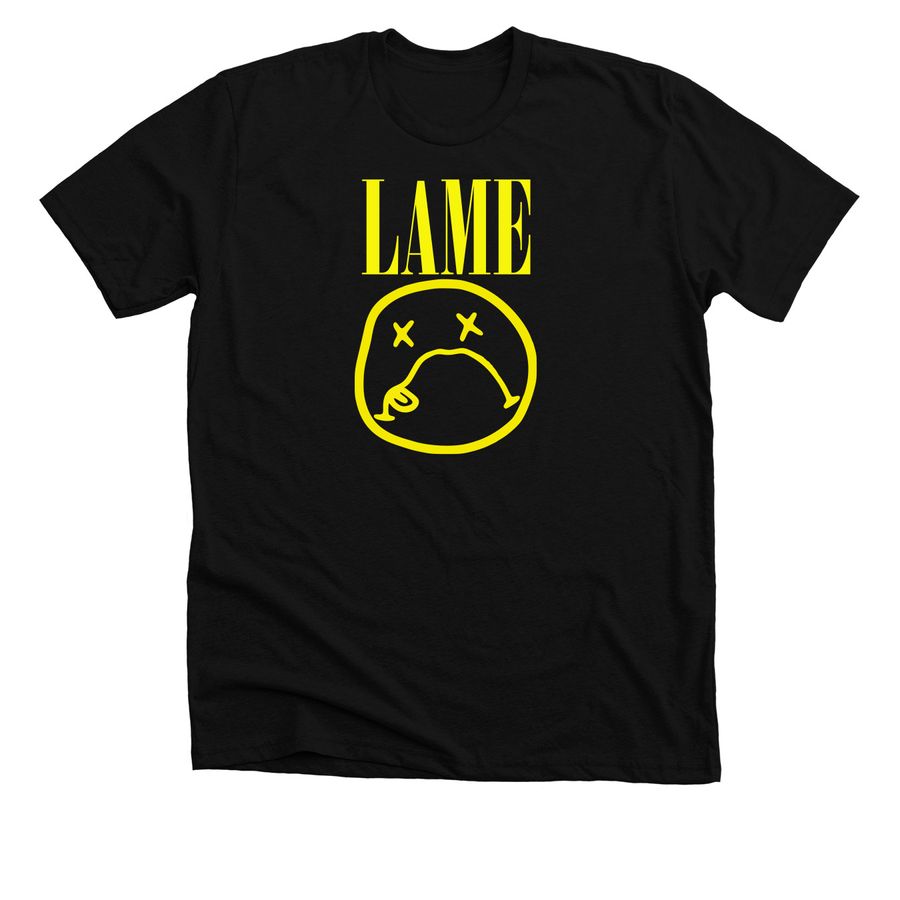 LAME, a Solid Black Blend Premium Unisex Tee