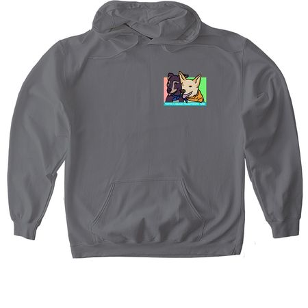 Porter & Squash Shirts, a Charcoal Gildan Softstyle Pullover Hoodie