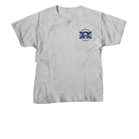 Twenty Year GCCO Logo, a Sport Grey Youth Unisex Tee