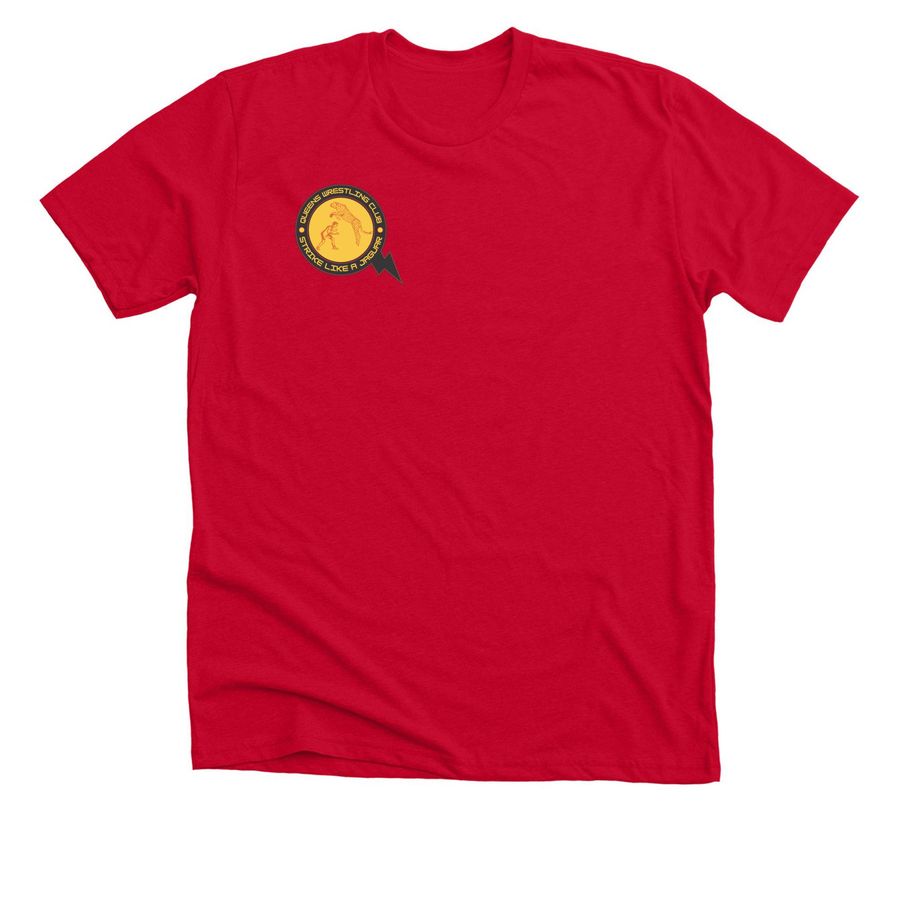 Sponsor a Wrestler Fundraiser, a Solid Red Blend Premium Unisex Tee