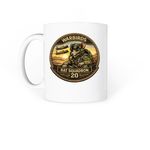 Fighting Eagles Squadron 20 Mug, a White Coffee Mug (back-view)