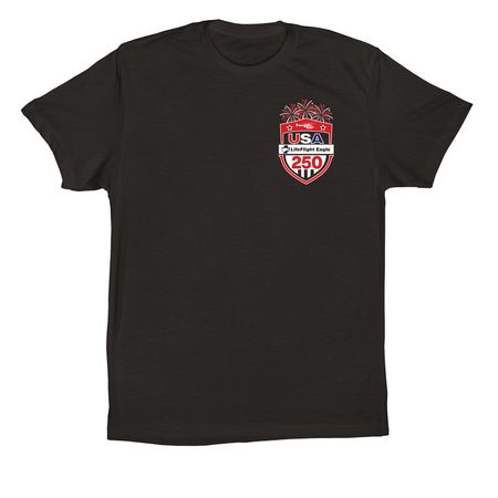Duty Shirt - USA 250 Theme, a Black Premium Cotton Tee