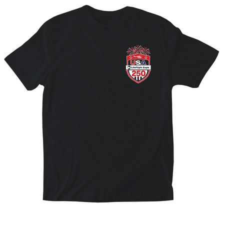 Duty Shirt - USA 250 Theme, a Black Softstyle Cotton Tee