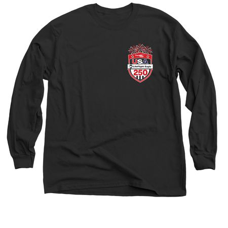 Duty Shirt - USA 250 Theme, a Black Classic Long Sleeve Tee