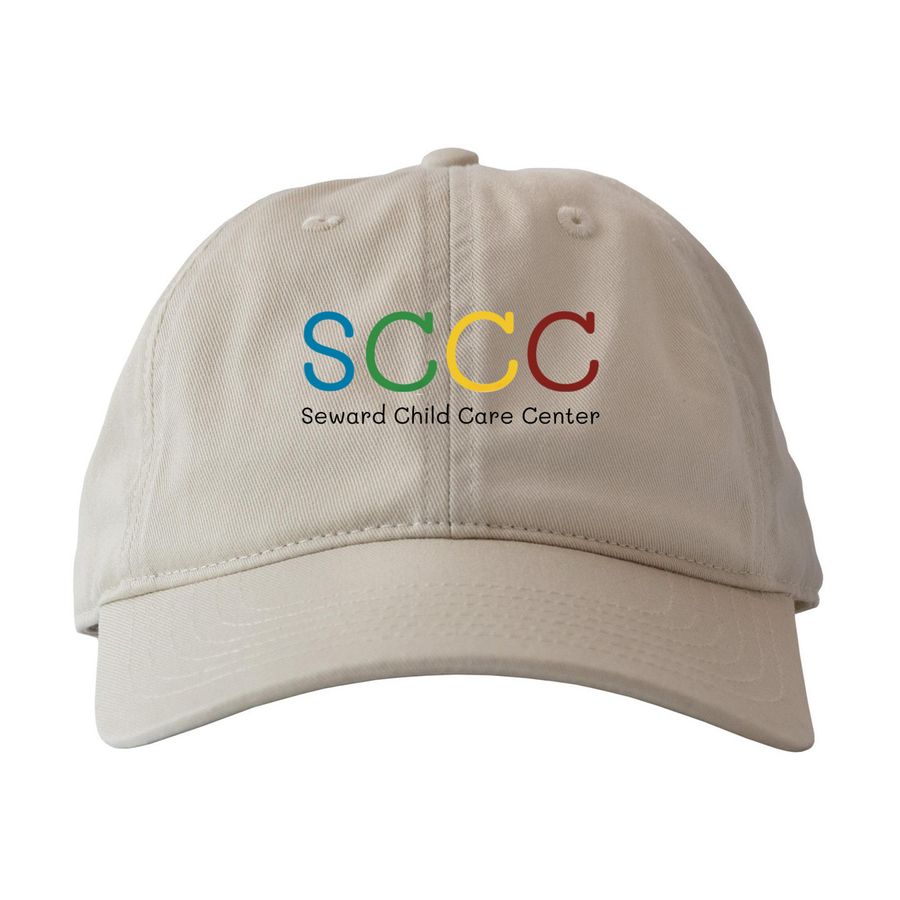 SCCC Caps - Colorful Logo, a Oyster Printed Eco Baseball Cap