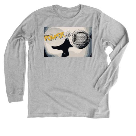 Power Jam collection, a Athletic Heather Premium Long Sleeve Tee