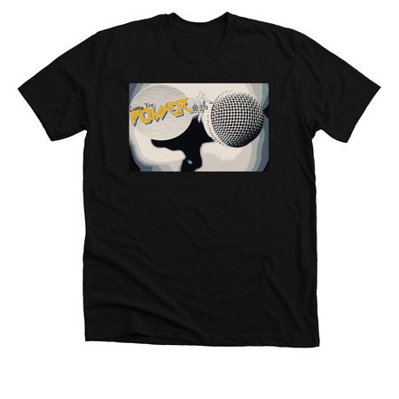 Power Jam collection, a Solid Black Blend Premium Unisex Tee