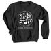 Camp Grimoire Montage, a Black Crewneck Sweatshirt