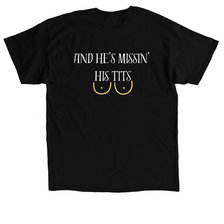 Baphy 2.0&nbsp;, a Black Classic Unisex Tee (back-view)