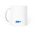 Clubber and Drago, a White Coffee Mug (back-view)