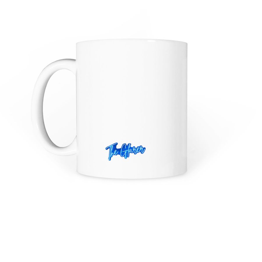 Clubber and Drago, a White Coffee Mug (back-view)