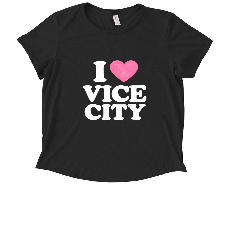 Miami Heat Gta 6 Merchandise, a Deep Black Allmade Eco Triblend Women?s Scoop Neck Tee