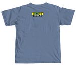 JusT&T Froggy, a Blue Jean Comfort Colors Unisex Tee (back-view)