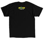 JusT&T Froggy, a Black Classic Unisex Tee (back-view)
