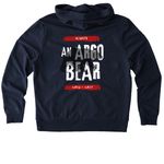 Spirit Wear 2026-27, a Night Sky Navy Allmade Organic French Terry Zip Up Hoodie (back-view)