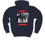 Spirit Wear 2026-27, a Navy Youth Pullover Hoodie (back-view)
