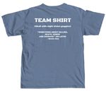 0221 cool shirt, a Blue Jean Comfort Colors Unisex Tee (back-view)