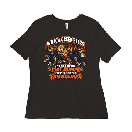 Fist Bumps & Friendships, a Black Women?s Relaxed Cotton Tee