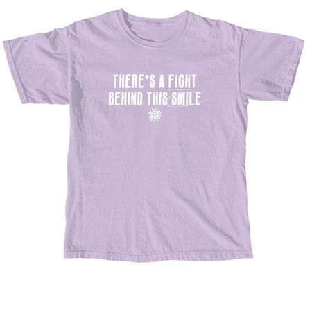There's A Fight Tee, a Orchid Comfort Colors Unisex Tee