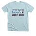 Dog Lovers Have the Best Style, a Heather Ice Blue Premium Unisex Tee