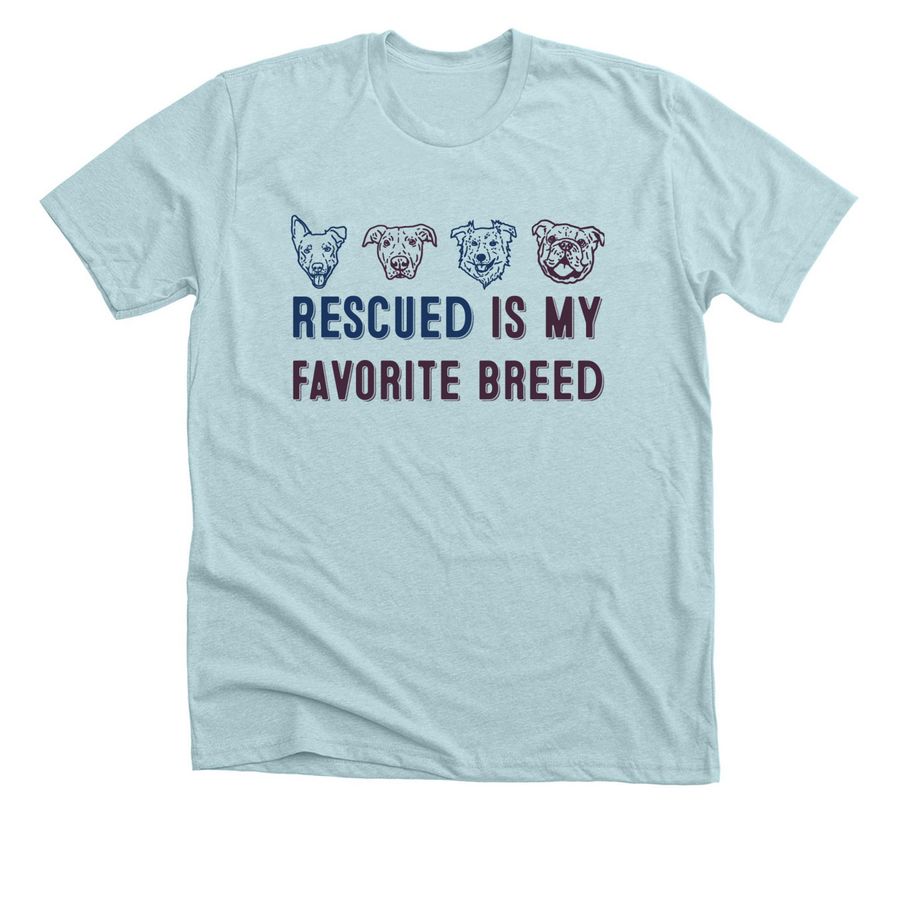 Dog Lovers Have the Best Style, a Heather Ice Blue Premium Unisex Tee
