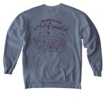 Wonderfully Made & Wildly Connected: 2026, a Blue Jean Comfort Colors Crewneck Sweatshirt (back-view)