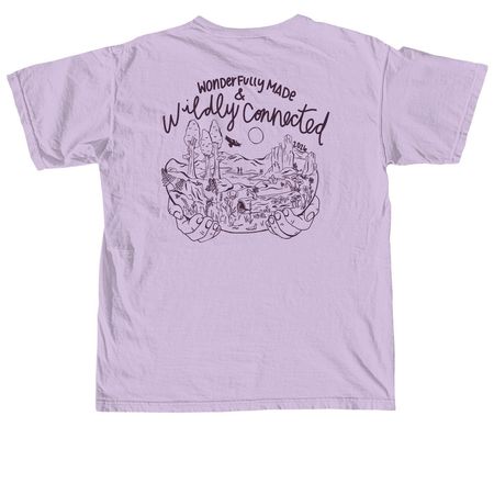 Wonderfully Made & Wildly Connected: 2026, a Orchid Comfort Colors Unisex Tee
