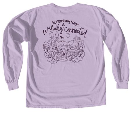 Wonderfully Made & Wildly Connected: 2026, a Orchid Comfort Colors Long Sleeve Tee