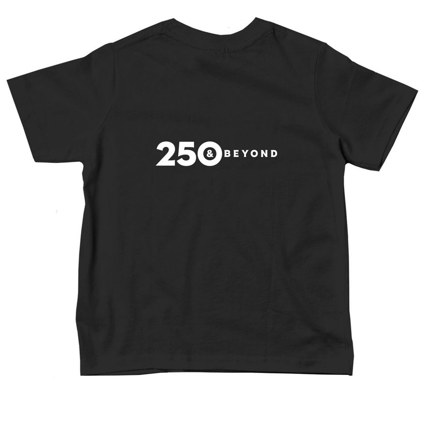 Our Mutual Pledge - Toddler, a Black Toddler Tee (back-view)
