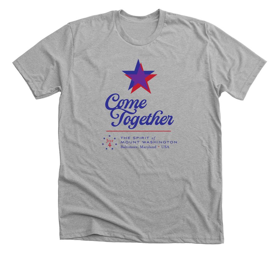 Spirit of Mt. Washington 4th of July Parade, a Athletic Heather Premium Unisex Tee