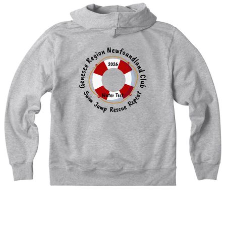 Genesee Region Newfoundland Club, a Athletic Heather Premium Heavyweight Pullover Hoodie