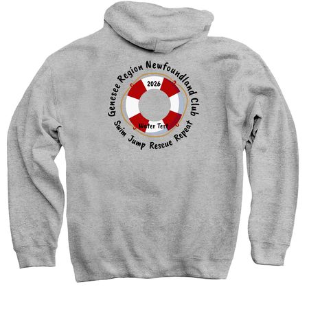Genesee Region Newfoundland Club, a Sport Grey Pullover Hoodie