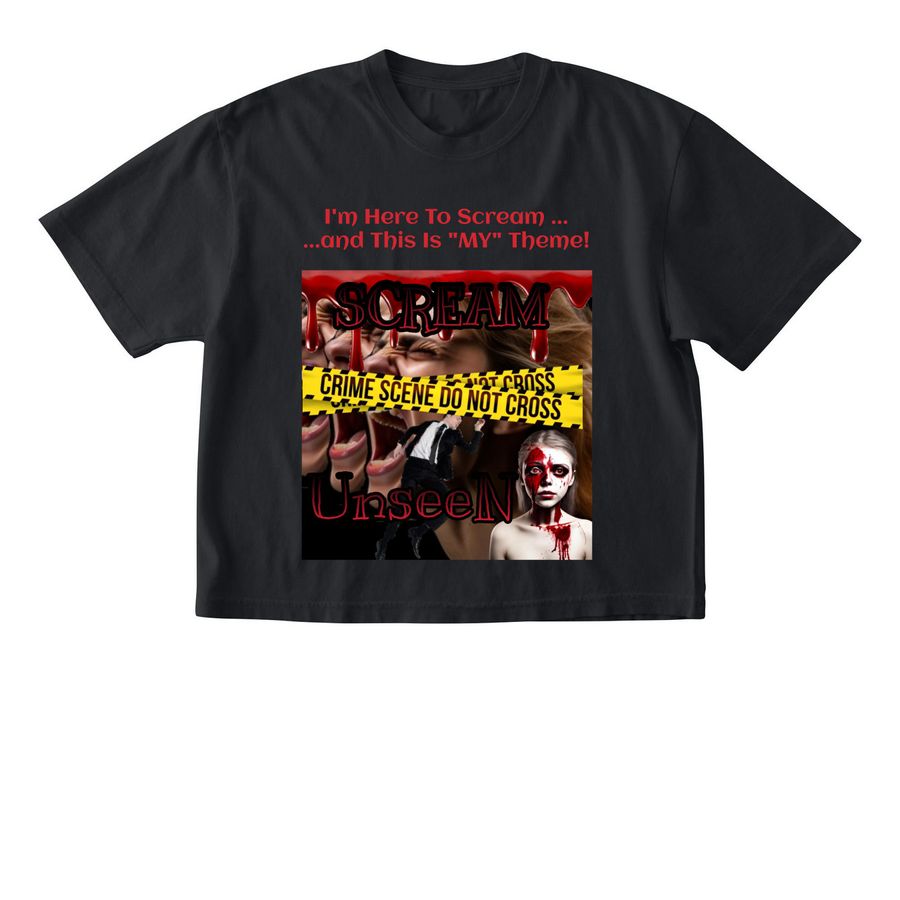 To Scream ... For Your Sexy Life Ladiez!, a Black Comfort Colors Boxy Tee