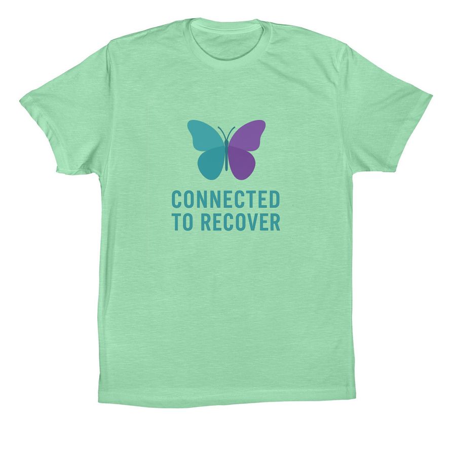 Connected to Recover, a Mint Premium Cotton Tee