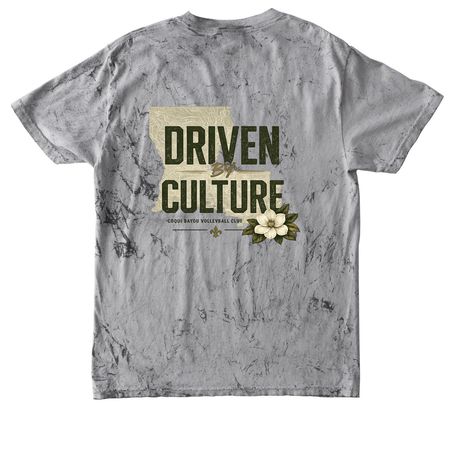 Driven By Culture, a Smoke Comfort Colors Colorblast Tee