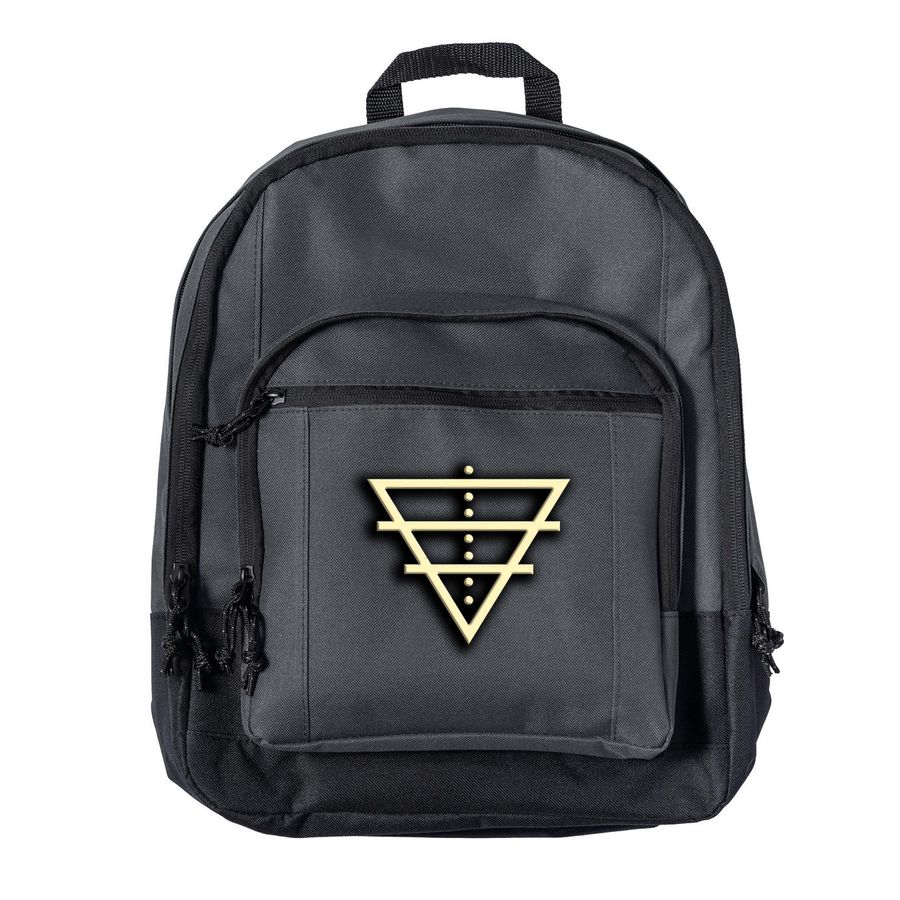KE Logo: Everyday Backpack, a Dark Charcoal Everyday Backpack