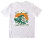Hughes Beach Week 2026, a White Softstyle Cotton Tee (back-view)