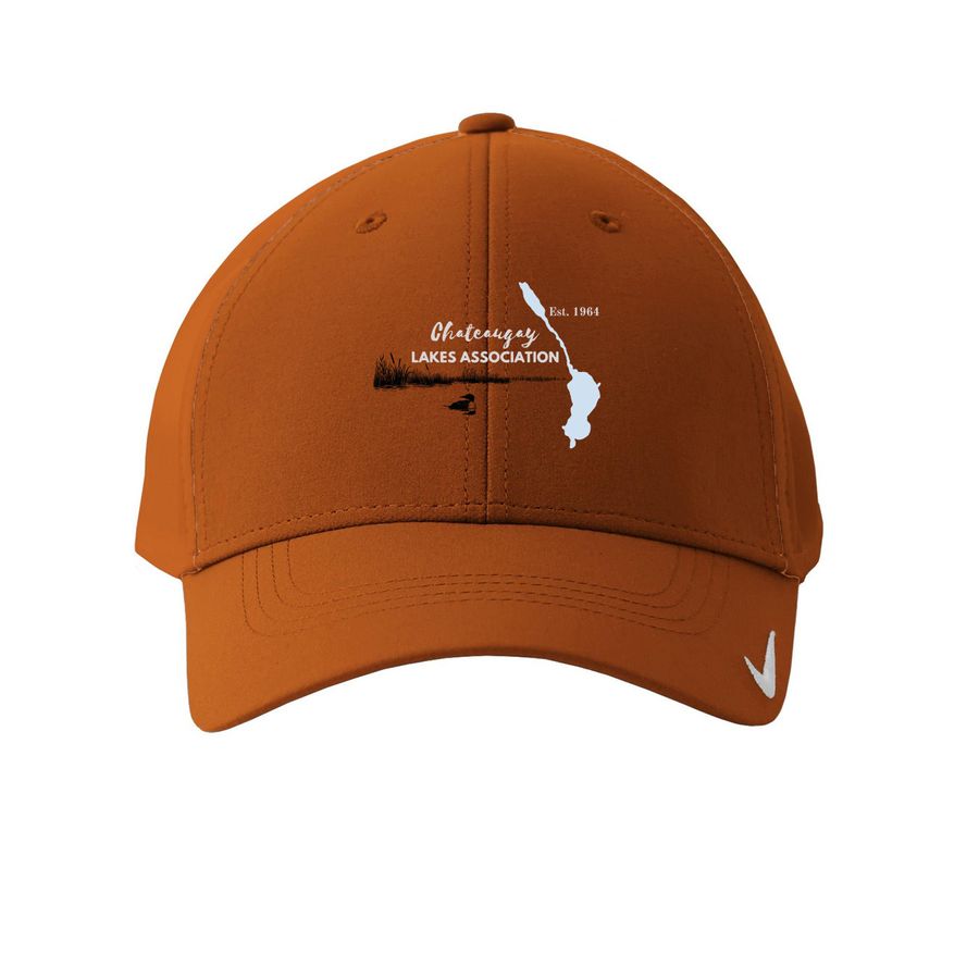 Cap Off Your Support for Chateaugay Lakes, a Desert Orange Printed Nike Dri-FIT Legacy Performance Cap