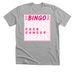 BINGO for Boobs: Words of Strength&nbsp;, a Athletic Heather Premium Unisex Tee