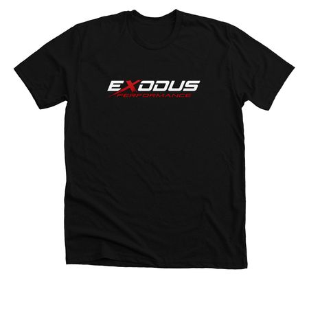 Exodus Performance New Style, a Solid Black Blend Premium Unisex Tee