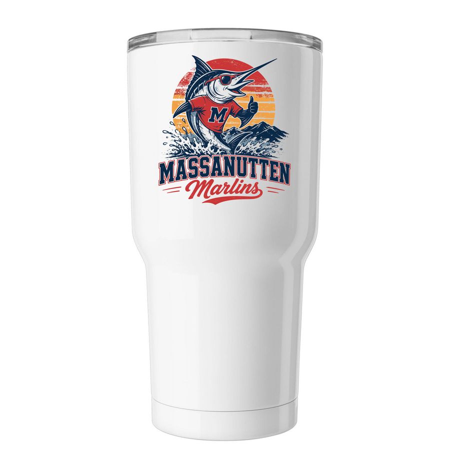 Trying to stay cool at the pool, a White Insulated Tumbler