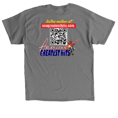 Staff Shirt, a Charcoal Classic Unisex Tee (back-view)