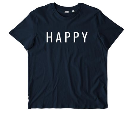 HAPPY Classic, a French Navy Stanley/Stella Unisex Crafter Tee