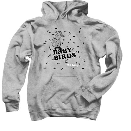 Baby Birds 2026, Seeds, a Sport Grey Pullover Hoodie
