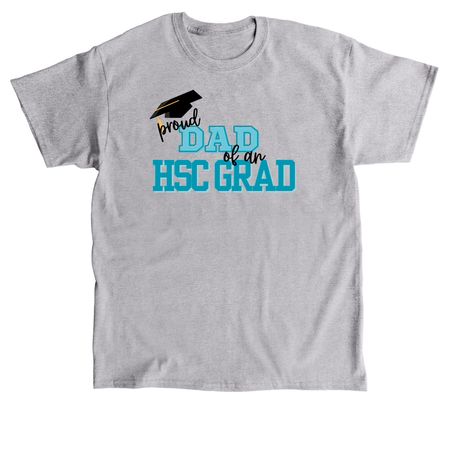 HSC Proud Dad, a Sport Grey Classic Unisex Tee