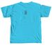 KING GHIDORA, a Lagoon Blue Comfort Colors Unisex Tee (back-view)