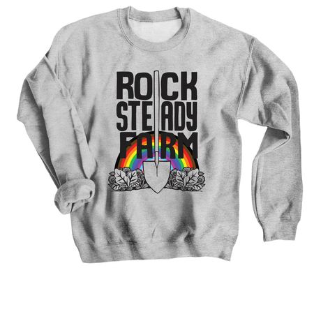 Rock Steady Farm PRIDE, a Sport Grey Crewneck Sweatshirt