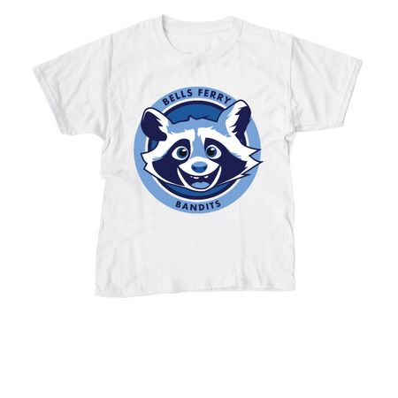 Bandit Logo&nbsp;, a White Youth Unisex Tee