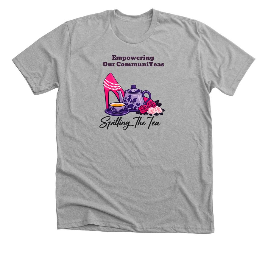 Empowering Our Communities!, a Athletic Heather Premium Unisex Tee