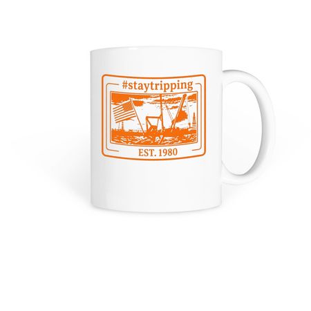 The #staytripping Heritage Collection, a White Coffee Mug